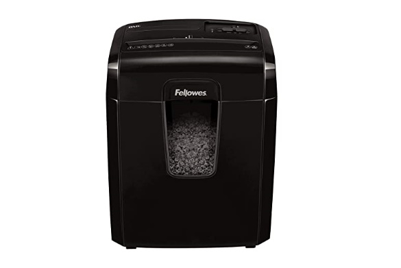 Black Fellowes Office Shredder